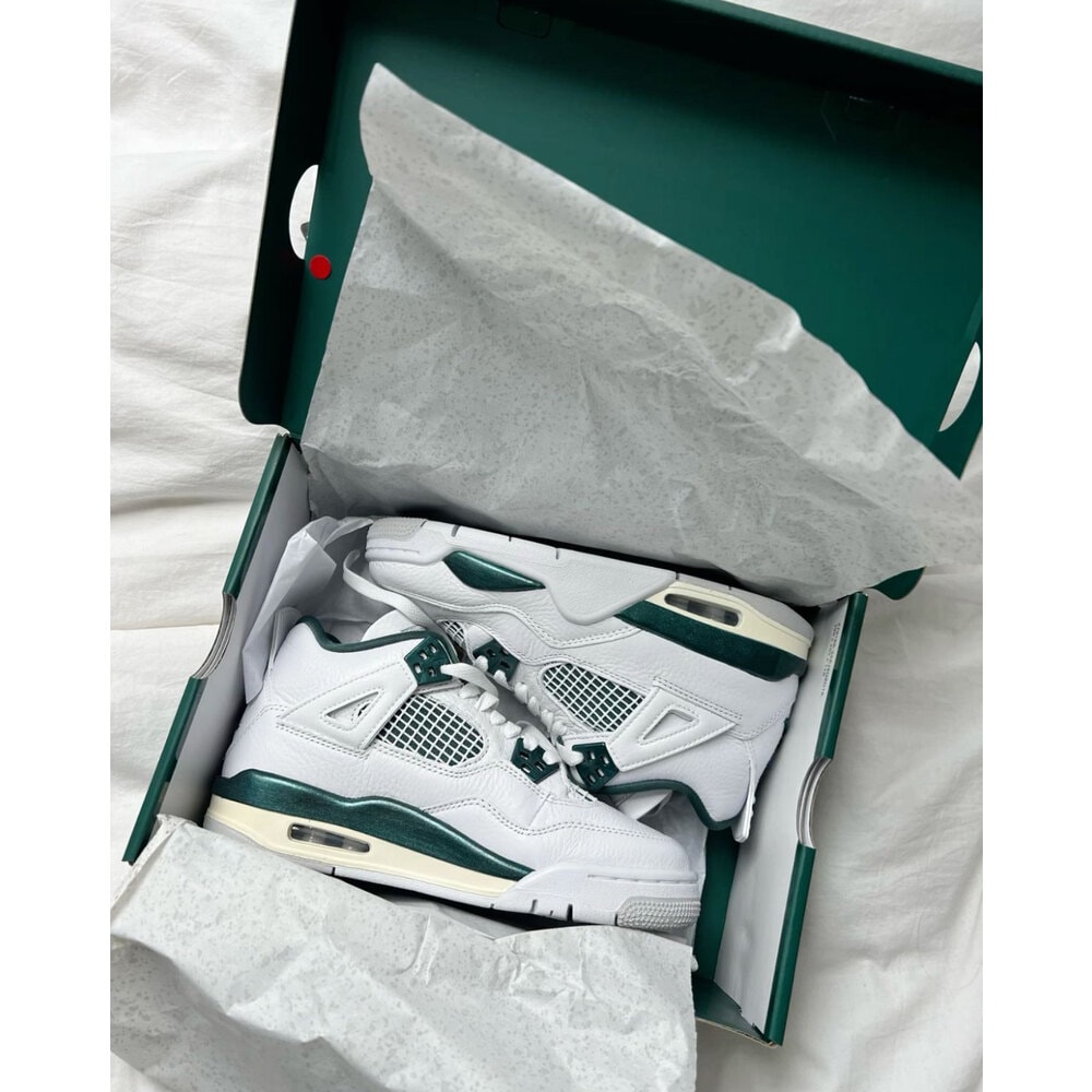Nike Air Jordan Retro 4 Green Oreo