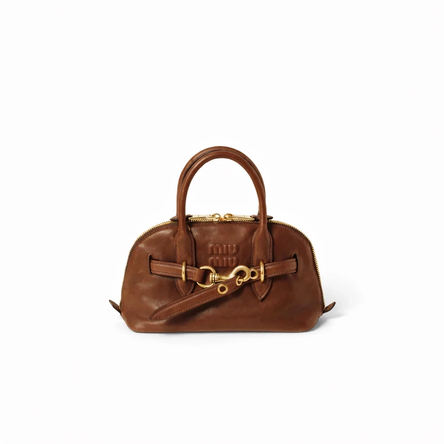 Miu Miu Aventure Nappa Leather Bag