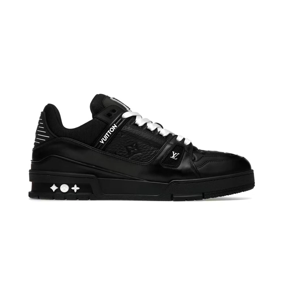 Louis Vuitton Trainer Black Embossed Monogram
