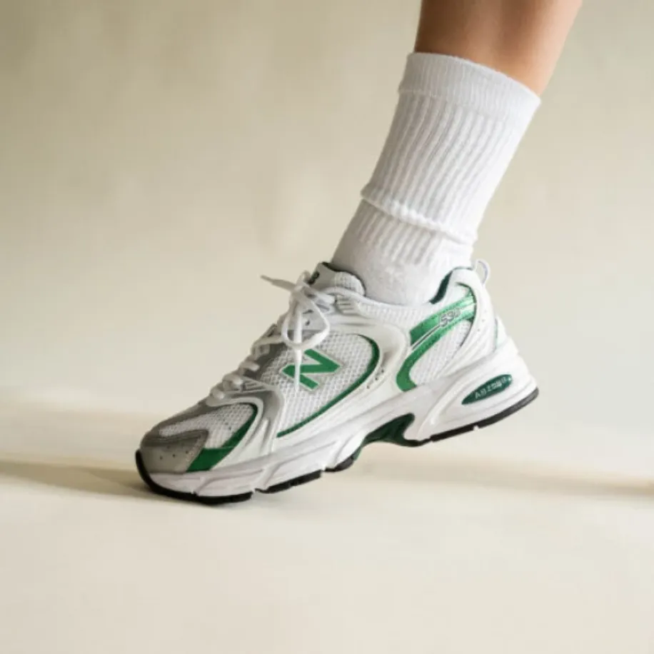 NEW BALANCE 530 WHITE NIGHTWATCH GREEN
