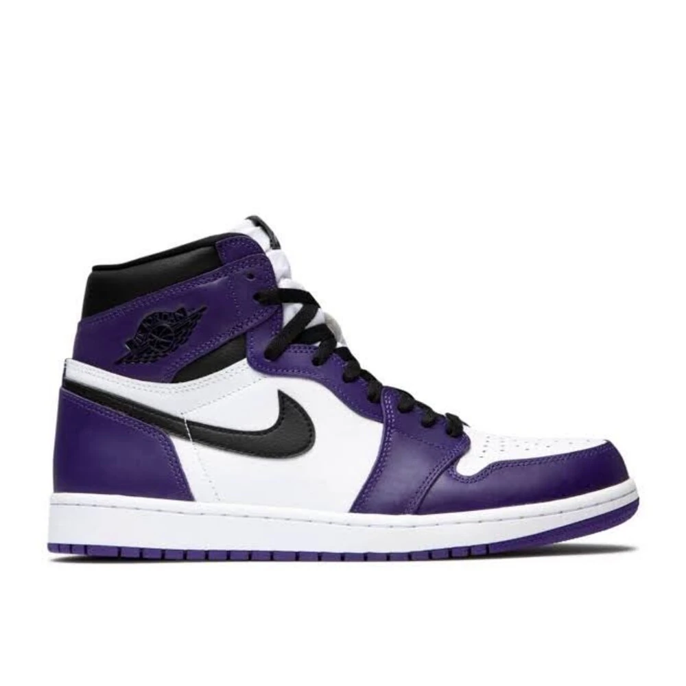 Air Jordan Purple Courth White